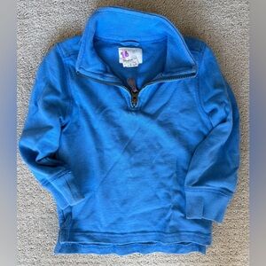 Crewcuts Vibrant Blue Zip-Up Sweater